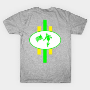 Kerosene Bill: Oval (Lime) T-Shirt